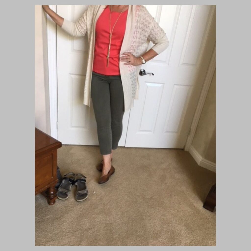 Del Mar and Solana Beach Personal Stylist Showcases client outfit images 
